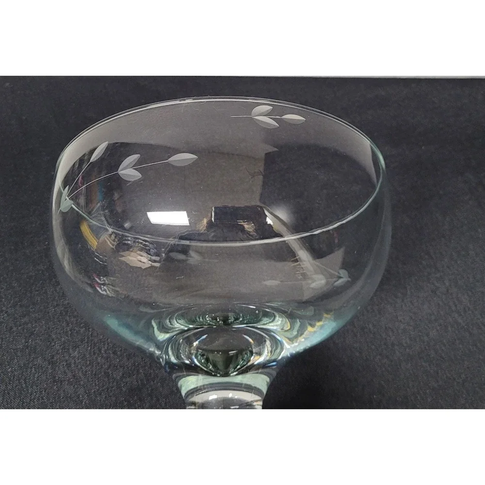 Vintage Princess House Heritage Collection Jumbo Coupe-style Glass 1980s